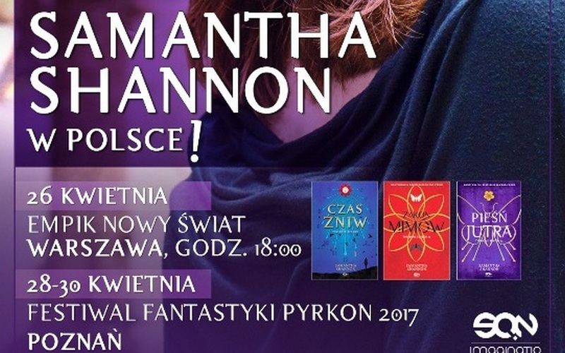Autorka „Czasu Żniw” Samantha Shannon już w kwietniu w Polsce!