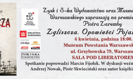 Zaproszenie na spotkanie autorskie z Piotrem Zarembą