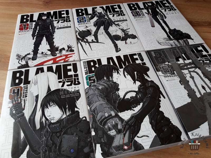 Blame! tomy 1-6 – historia drogi w cyberpunkowym świecie