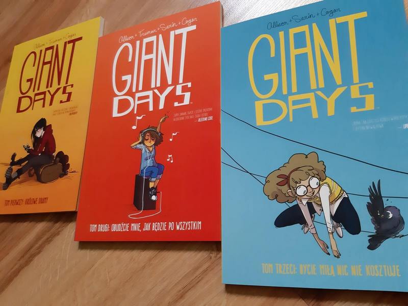 Giant Days tomy 1-3 – szaleństwa młodości