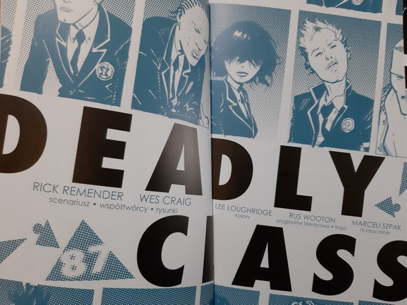 Deadly Class tom 1 – witamy w szkole zabójców